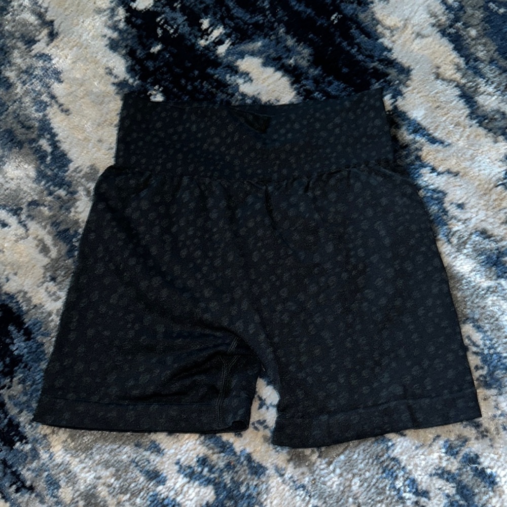 AYBL speckle evolve black shorts